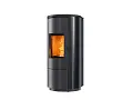 Stufa a pellet ROUND STEEL TOP/COASSIALE A8