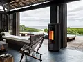 Stufa a pellet ROUND GLASS A11