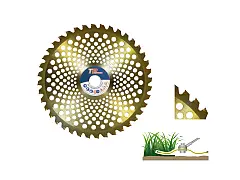 Brumar Disco universale per decespugliatori WIDIA 255 mm 40 denti