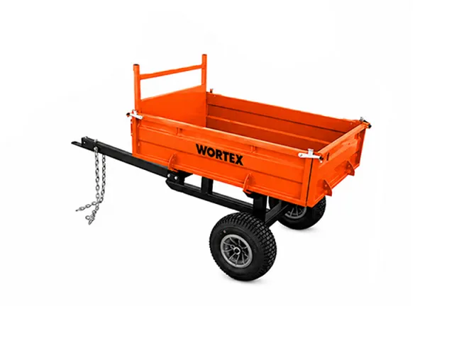 Wortex Carro para tractor cortacésped - capacidad 300 kg