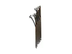 Freezanz Kit de estacas de acero inoxidable con tubo de 82 cm