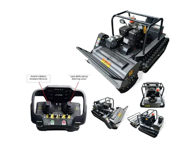 Wortex Trituradora de sarmientos radiocontrolada AMD-R 100