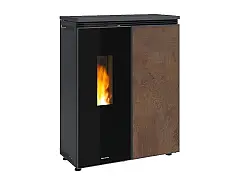 Nordica Estufa hermética ventilada slim de pellet FLORIANA IDRO GRES