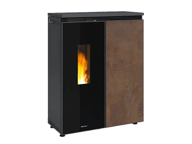 Nordica Estufa hermética ventilada slim de pellet FLORIANA IDRO GRES