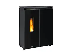 Nordica Estufa de pellets hermética ventilada slim FLORIANA IDRO CRYSTAL