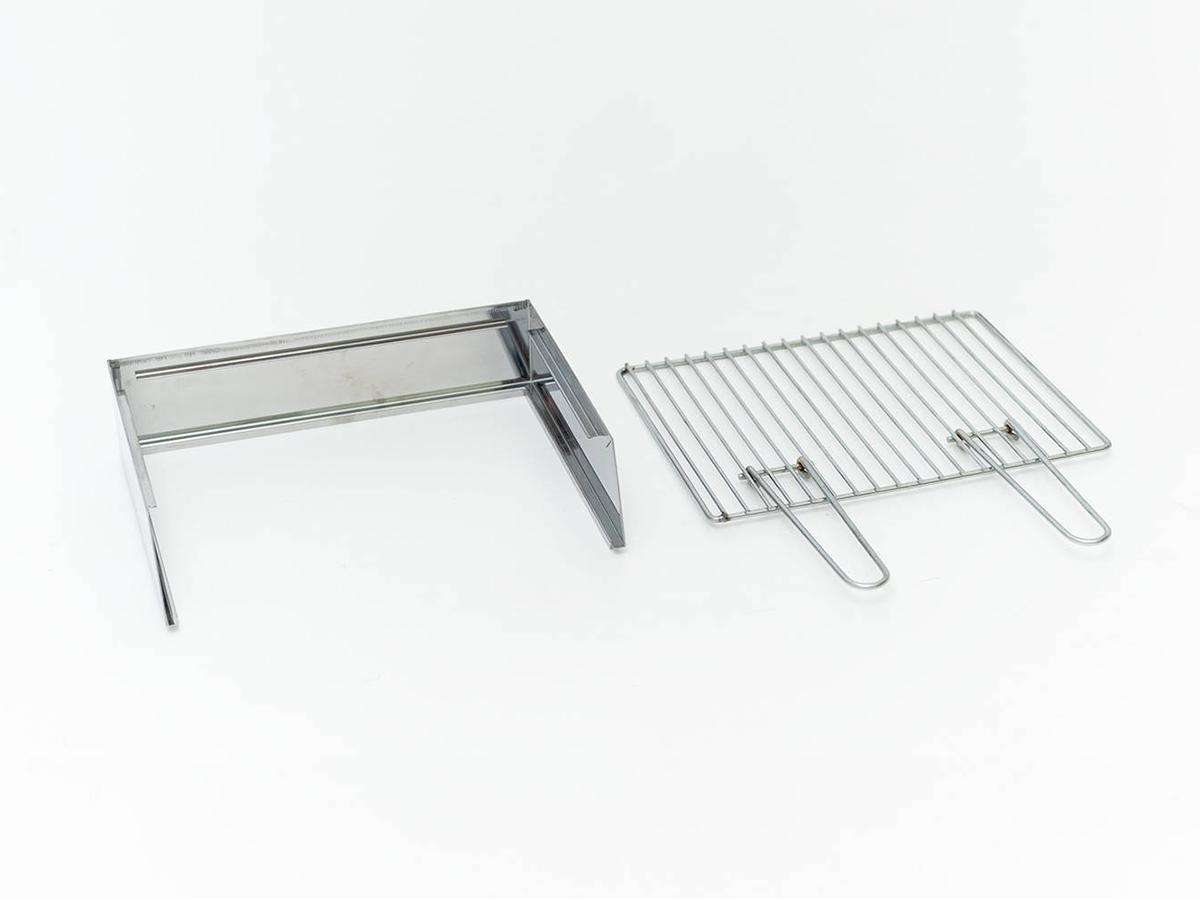 kit paratia e grill accessorio per milano grill