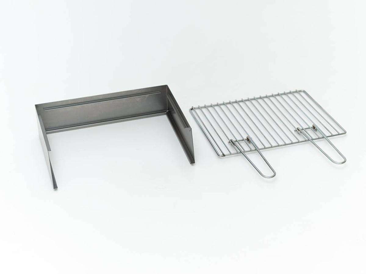 kit paratia e grill accessorio per torino grill