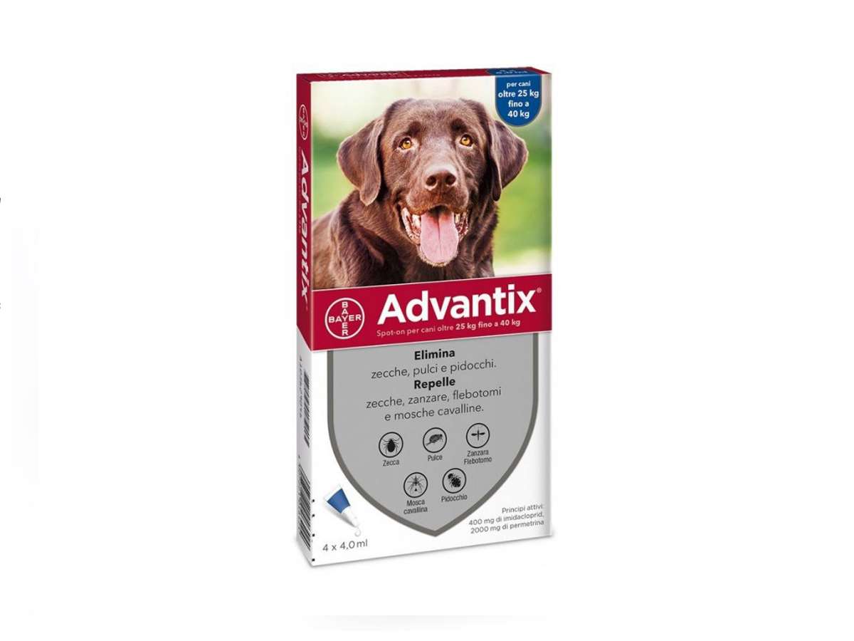 Pipette per cani da 25 a 40 Kg ADVANTIX & C. sas Garden Shop