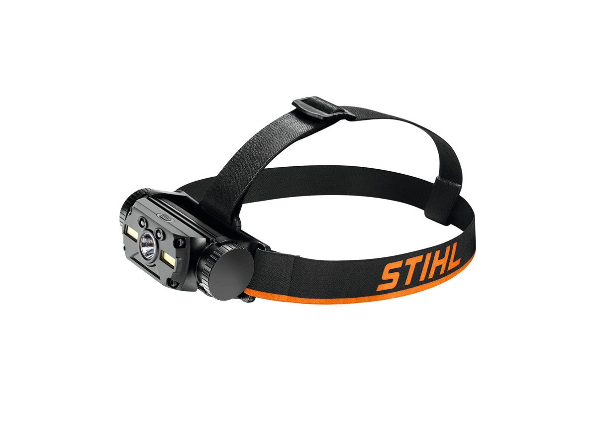 Torcia frontale con supporto per casco Stihl